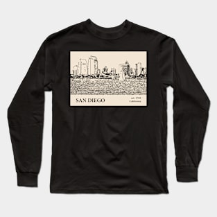 San Diego - California Long Sleeve T-Shirt